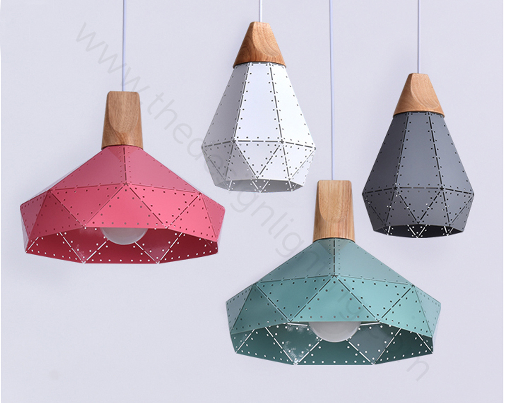 Pendant design lamp Fracture  D30 (Black)