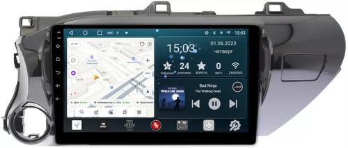 Магнитола для Toyota Hilux 8 2015-2023+ - Redpower 186 Android 10, Быстрая, CarPlay, SIM-слот