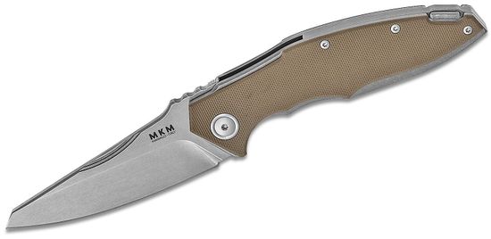 Складной нож MKM "RAUT" MKM/VP01 GB GR c клинком из стали Böhler M390 Microclean®, рукоять G10 / титан