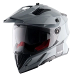 Шлем AXOR X-CROSS DUAL VISOR SC, с визором, цвет светло-серый (XL)