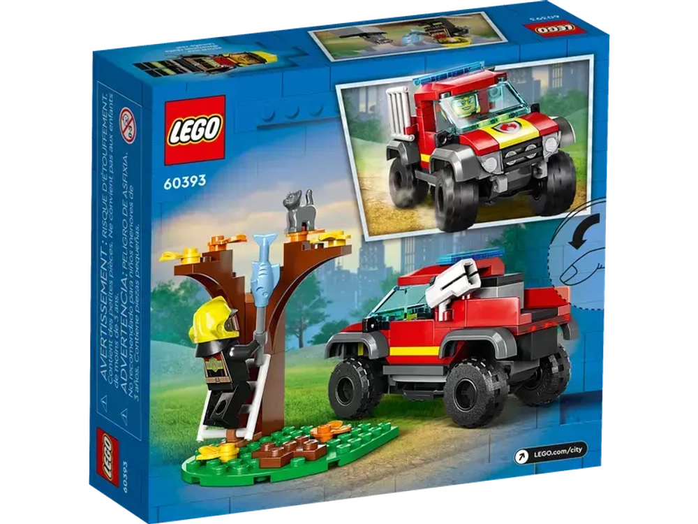 (Бронь) LEGO® 60393 4x4 Fire Truck Rescue