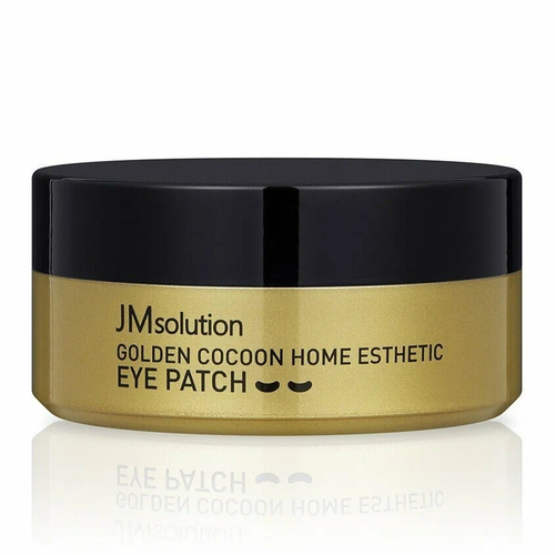 JM Solution Патчи для глаз гидрогелевые с протеинами кокона шелкопряда и золотом GOLDEN COCOON, 60 шт (44833)