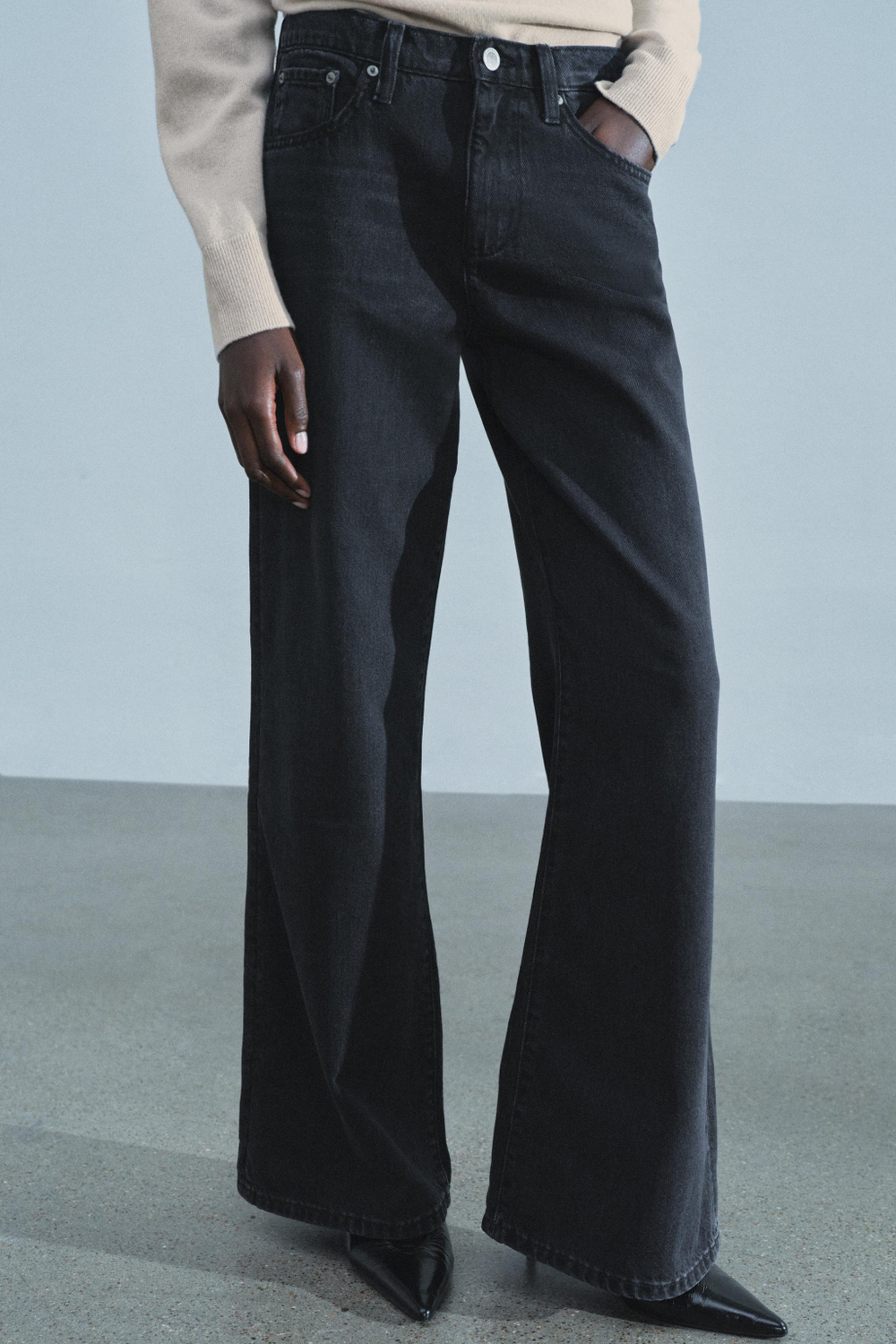 ДЖИНСЫ WIDE-LEG С НИЗКОЙ ПОСАДКОЙ — ZW COLLECTION — ZARA