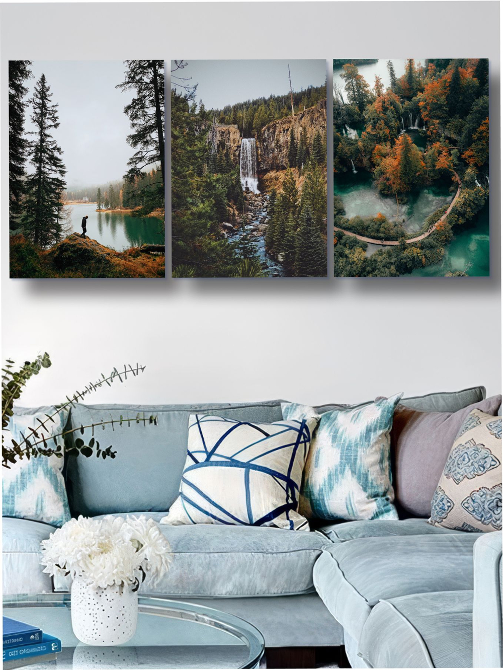 Картина Источник жизни модульная 50x70см 3шт.