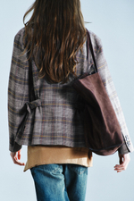 БЛЕЙЗЕР В КЛЕТКУ С ХЛЯСТИКАМИ — ZW COLLECTION — ZARA