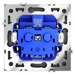 Розетка электрическая с заземлением Voltum S70 Черный VLS040108