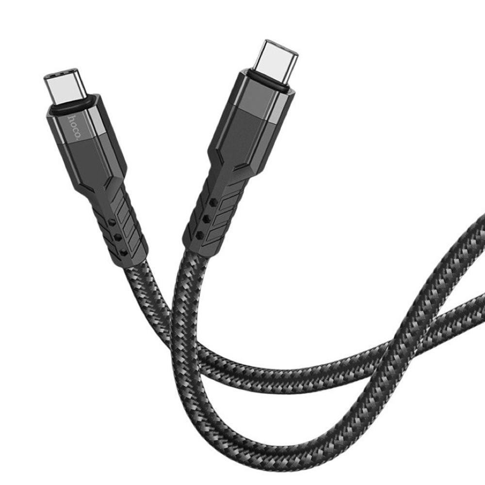 Usb Кабель-зарядка Type-C на Type-C Hoco U110 3A 60W 1.2м черный