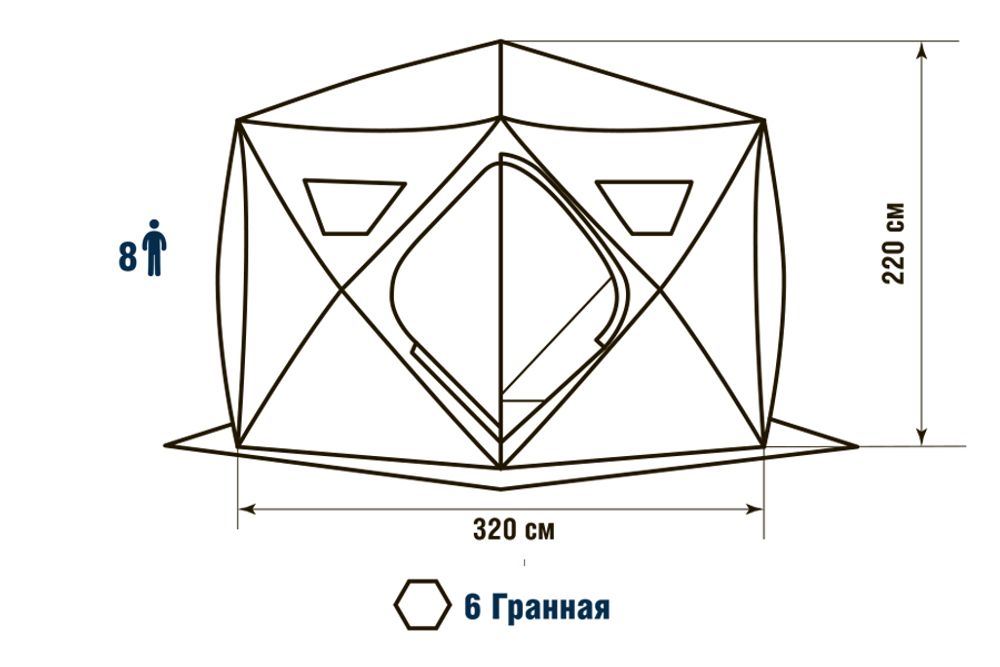 Палатка HIGASHI Sota Pro DC