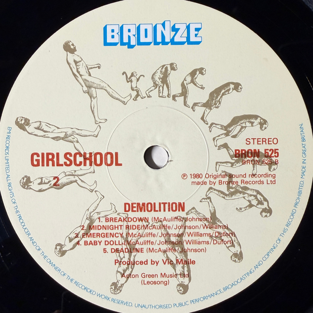Girlschool ‎– Demolition (Англия 1980г.)