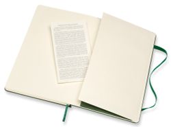 Блокнот Moleskine A5 в клетку зеленый (QP061K15) 3