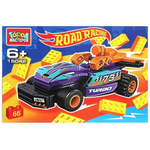 Конструктор пластмассовый 66эл. "Road racing" 15042-CY (Город мастеров)