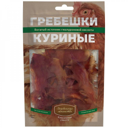 Деревенские Лакомства д/собак Гребешки куриные, 50гр
