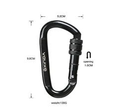 Карабин Xinda стальной, трапеция с муфтой Keylock XD-Q9704