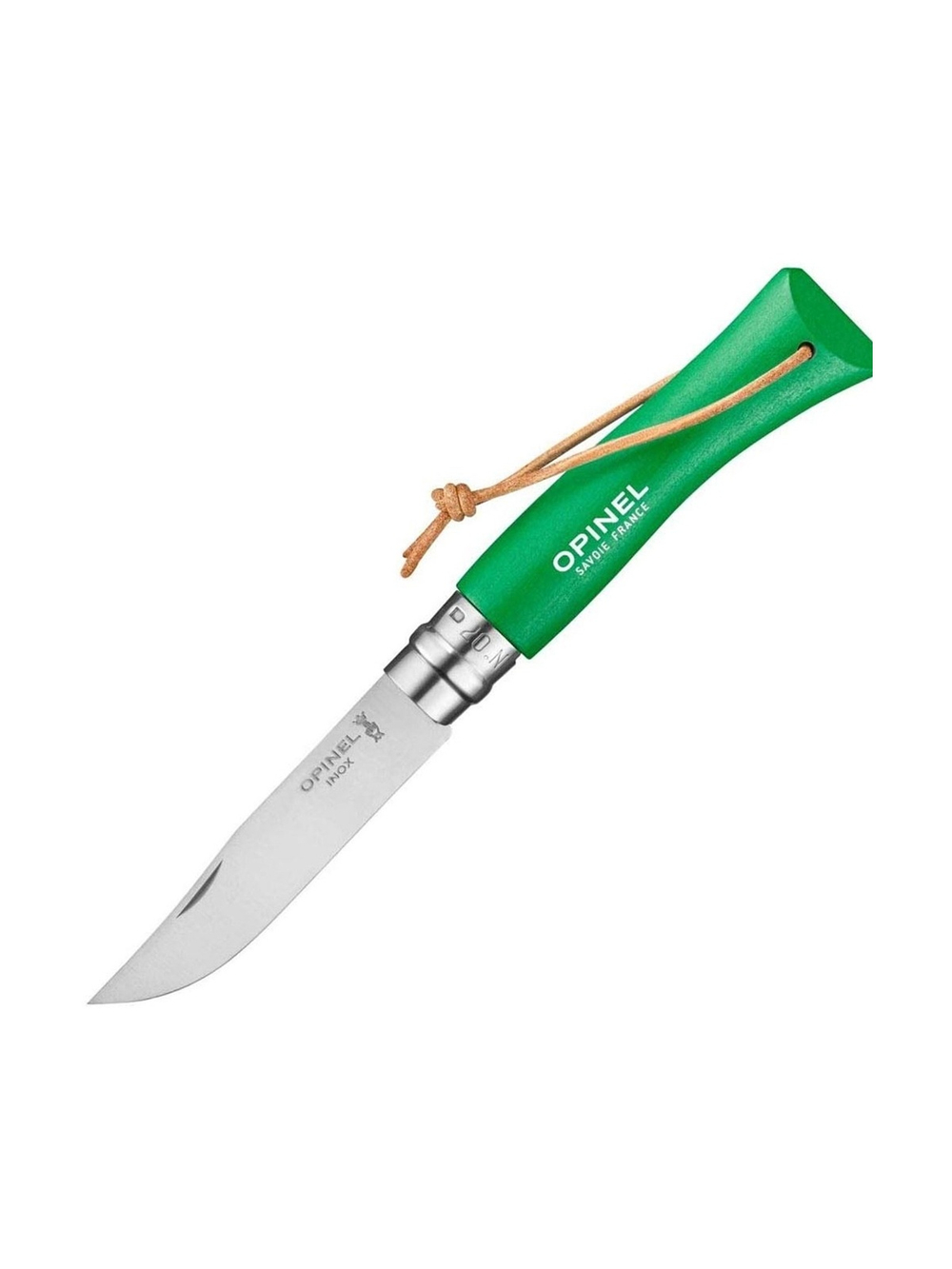 Нож Opinel №7 Trekking нержавеющая сталь, зеленый, 002210