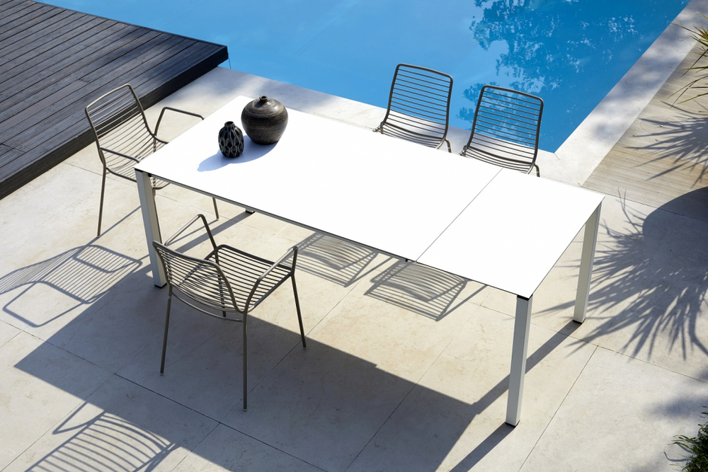 Стол ламинированный раздвижной Scab Design Pranzo Extendable, белый