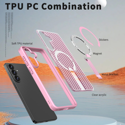Прозрачный чехол Mesh Pro Magnetic Case для Samsung Galaxy S26