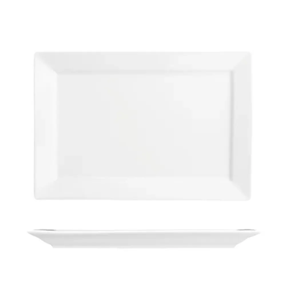 Блюдо прямоугольное 30*20 см h2,5 см белое фарфор P.L. Proff Cuisine [4]