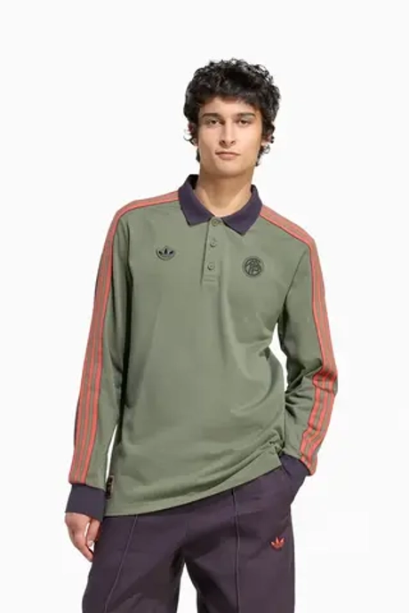Футболка с длинными рукавами adidas FC Bayern 25/26 Terrace Icons Polo - зеленый