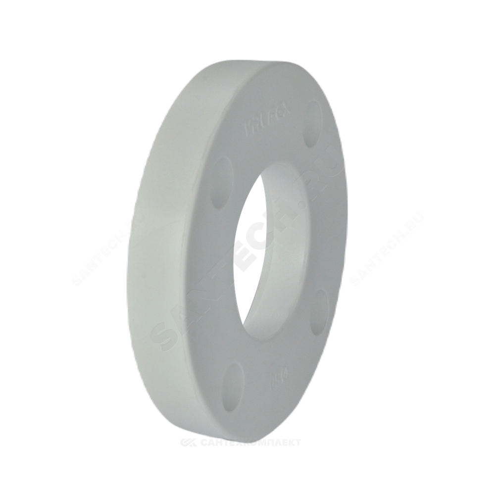 Фланец PP-R белый Ду 40 Ру25 для бурта PP-R Дн 50 VALFEX 10188050