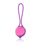 Фиолетово-розовый вагинальный шарик Bior Toys Cosmo CSM-23078