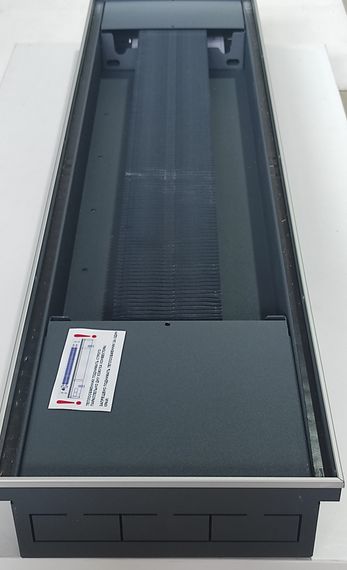 Внутрипольный конвектор Usual KVZ 200-85-4500 с естественной конвекцией