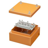 Коробка стальная FS с гладкими стенками и клеммниками,  IP66, 150х150х80 мм, 4р, 450V, 32A, 10 мм2, нерж.контакт