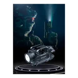 Тактический пистолетный фонарь Nextorch WL21G Dual-Light (зелёный ЛЦУ) - общий вид и работа ЛЦУ
