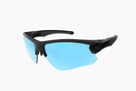 Спортивные очки с диоптриями Demetz Pulsa 2 / Mat Black Brown Polarized With Ice Blue Mirror Cat.3