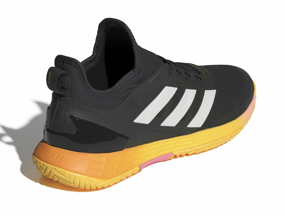 Мужские кроссовки теннисные Adidas Adizero Ubersonic 4.1 M - black/orange