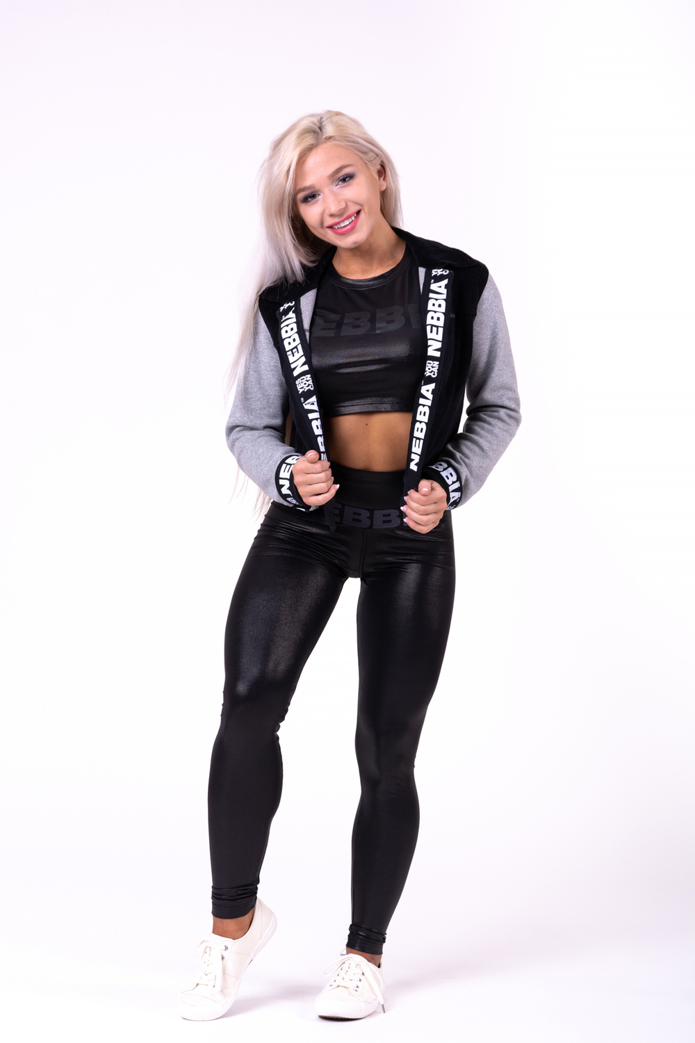 Леггинсы High waist “Sandra D” glossy leggings 656