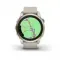 Garmin epix Pro (Gen 2) Sapphire Edition 42 мм, золотистый корпус со светло-песочным ремешком