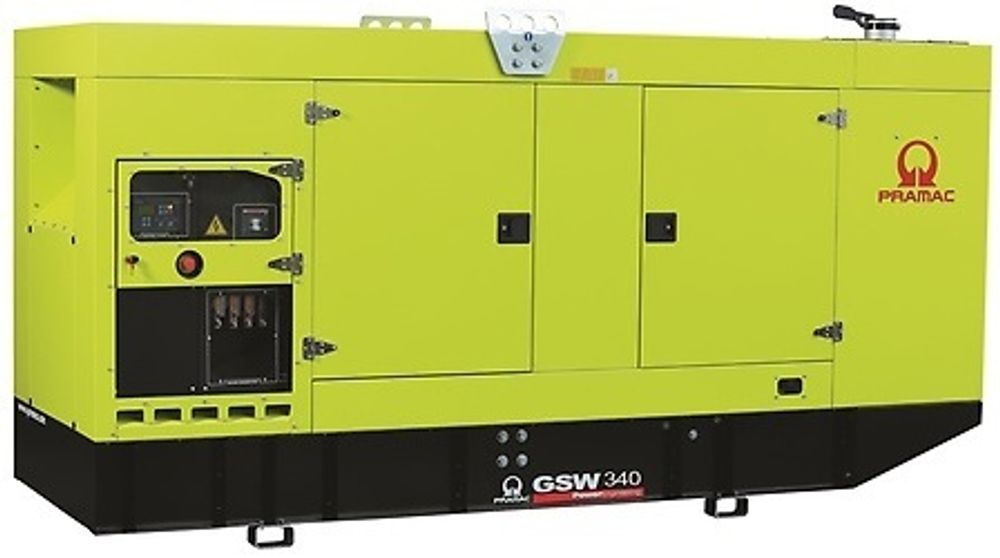 Дизельный генератор Pramac GSW 340 P в кожухе с АВР