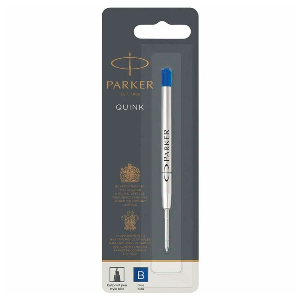 Стержень шариковый Parker "QuinkFlow Ball Point" синий B 1,2мм (1950365)