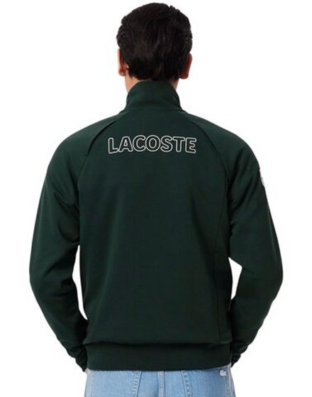 Мужская теннисная кофта Lacoste Rolex Paris Masters Edition Мячboy - forest green