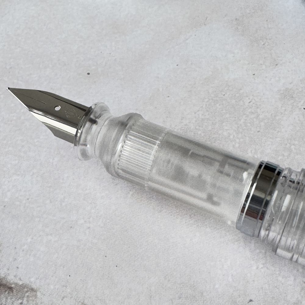 Ручка перьевая Sailor Tuzu Crystal White Steel Nib F (12-0463-201) 8