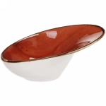 Салатник керамический «Corsica orange» 12*6*5см