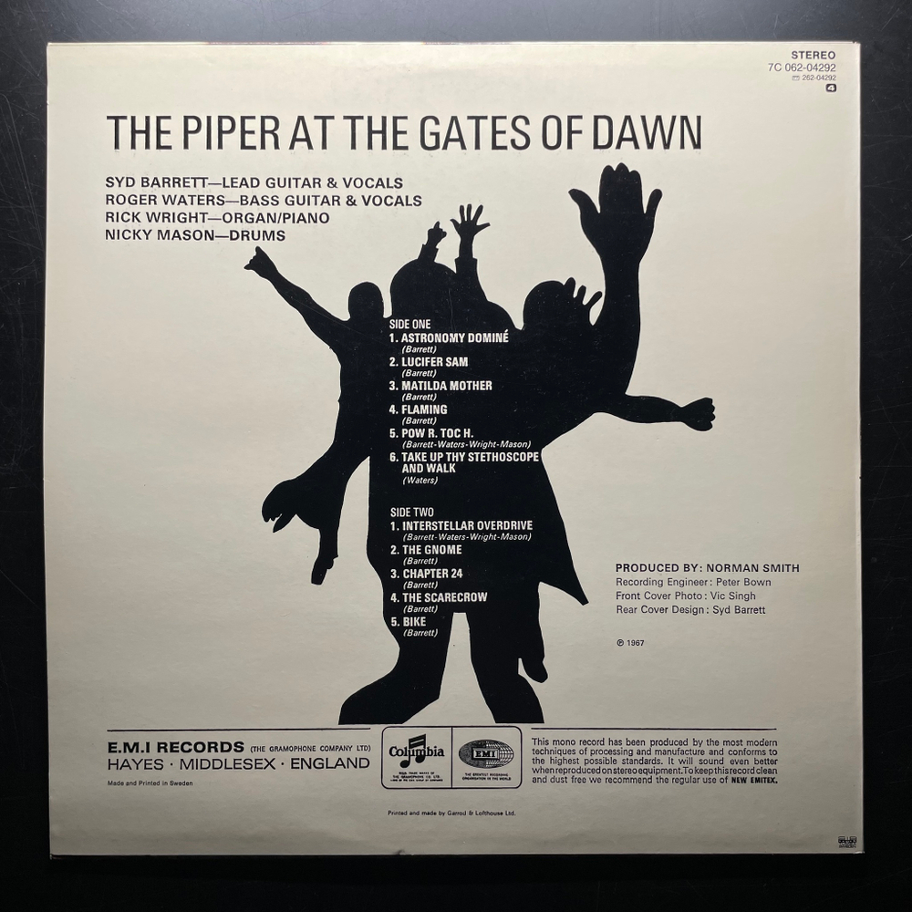 The Pink Floyd ‎– The Piper At The Gates Of Dawn (Швеция)