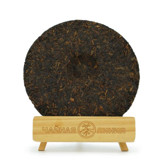 Herbata Shu Pu'er 2020 „Czarne złoto” z fabryki Zhoushi, 357 g