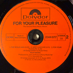 Roxy Music ‎– For Your Pleasure (Германия)Т