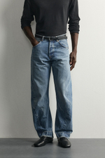 ДЖИНСЫ STRAIGHT FIT СО СКРУЧЕННЫМИ ШВАМИ — ZARA