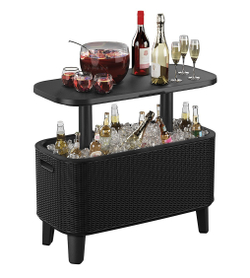 Барный стол - холодильник Keter Bevy Bar Large Cool grey