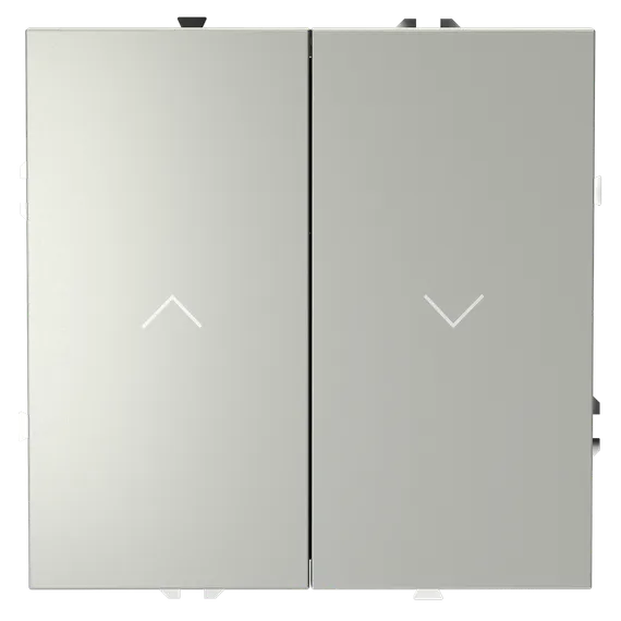 Выключатель для жалюзи Voltum S70 Сталь VLS020705