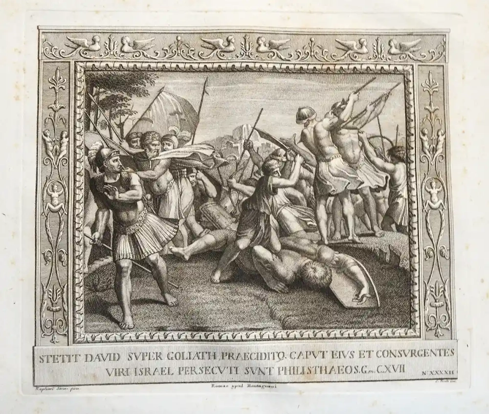 Библия Рафаэля Санти. Гравюры. Рим: Пьетро Паоло Монтаньяни. 1790