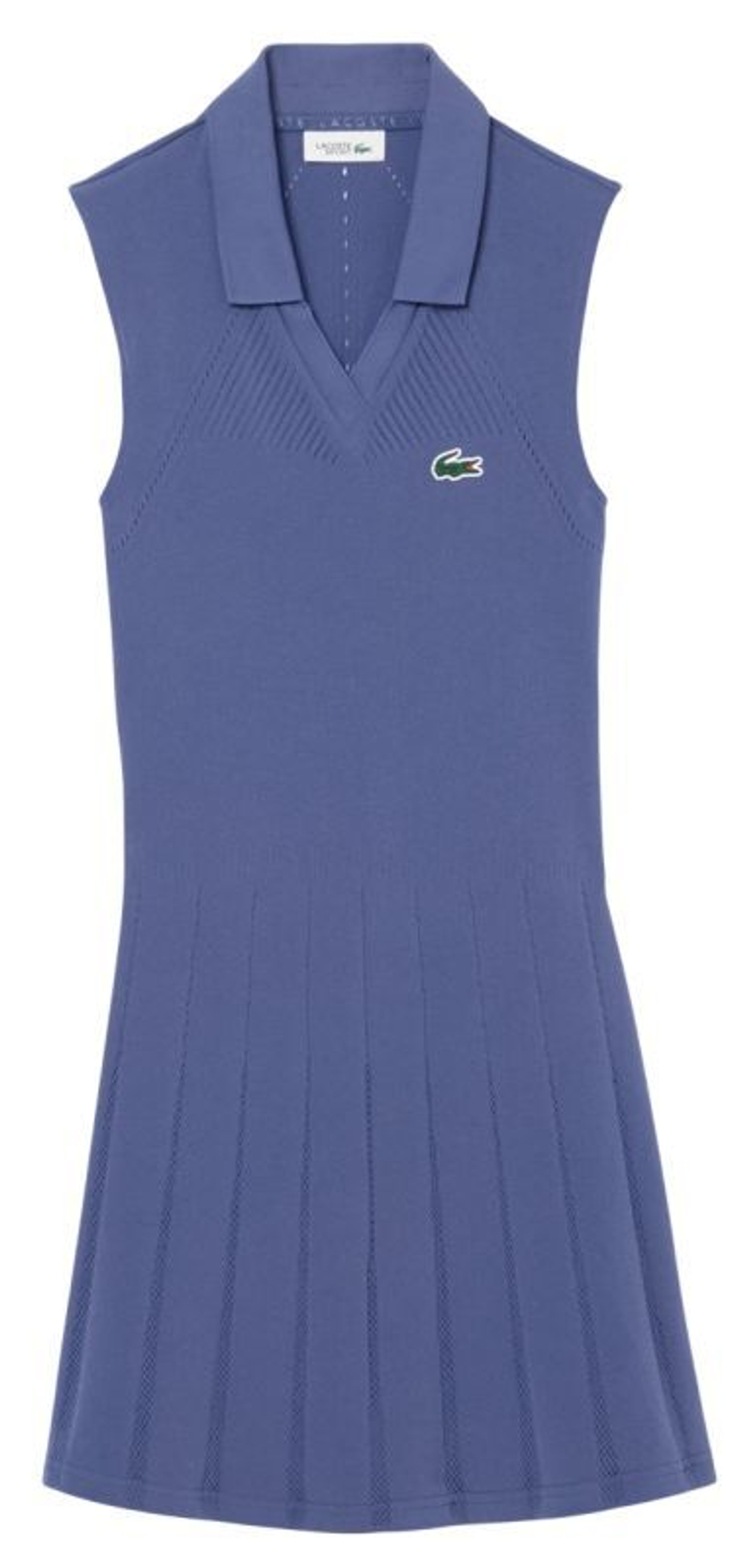 Теннисное платье Lacoste Stretch Tennis - небесный