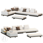 Connery sofa by Minotti Set 1 module 2