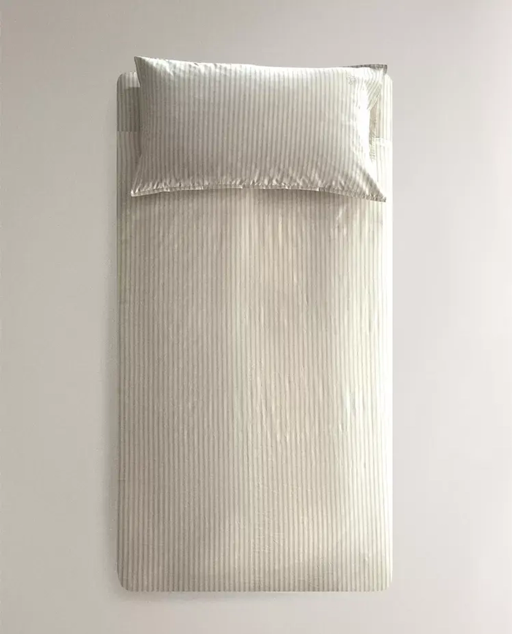 ZARA HOME ДЕТСКИЙ ДВУСТОРОННИЙ ПОДОДЕЯЛЬНИК В ПОЛОСКУ, СИНИЙ