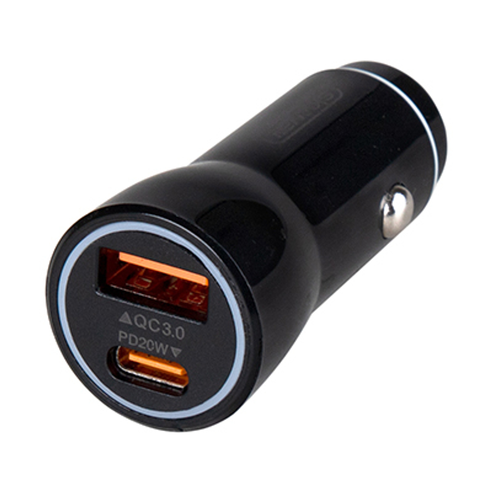 Адаптер 12/24 В 38 Вт USB Type-C PD черный Skyway