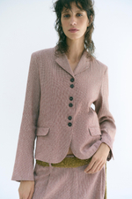 БЛЕЙЗЕР ИЗ СМЕСОВОГО ЛЬНА — ZW COLLECTION — ZARA