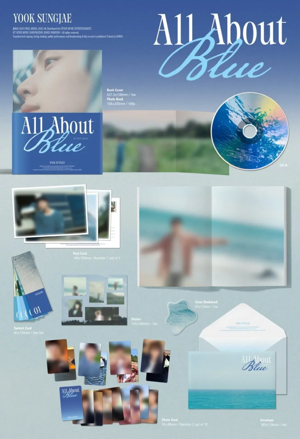 Альбом YOOK SUNGJAE - All About Blue