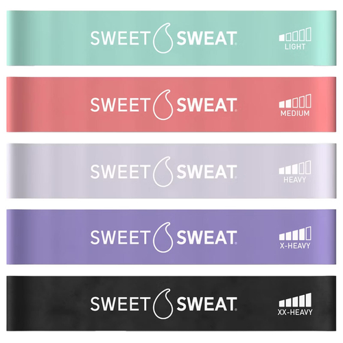 Sports Research, Sweet Sweat, мини-эспандеры, 5 штук